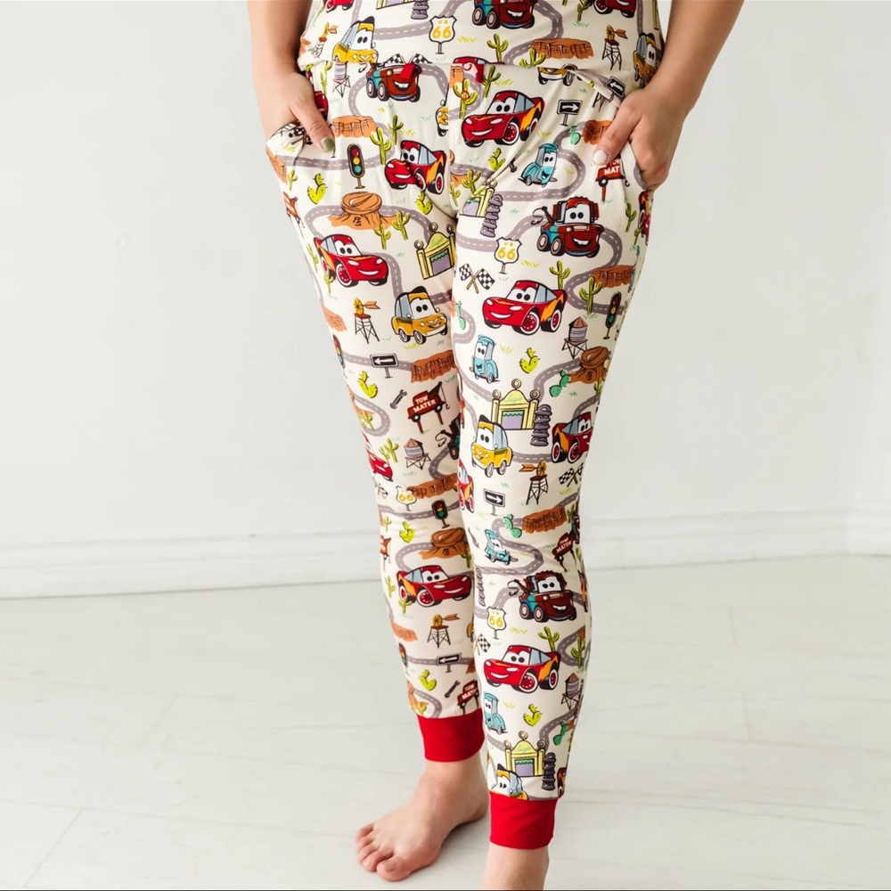 NWT Little Sleepies Disney Pixar Cars Radiator Springs Women’s Pj Pants